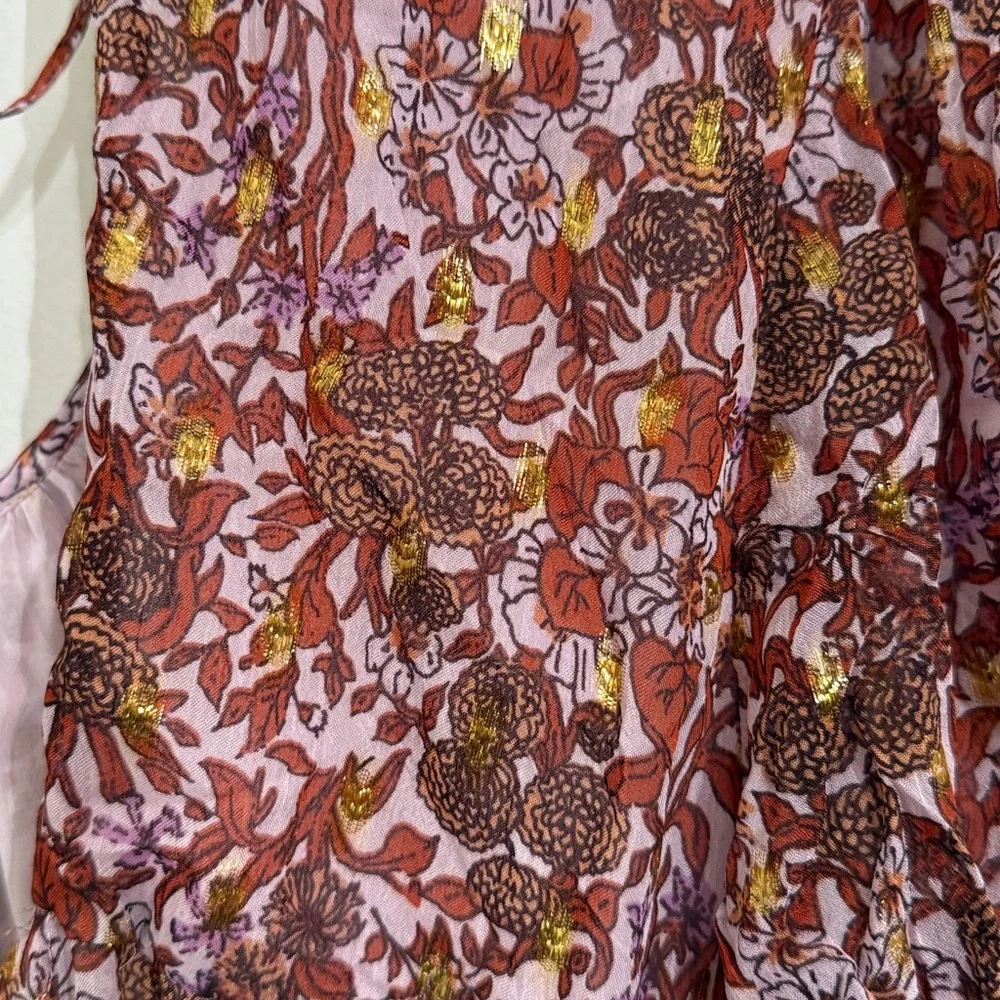 J. Crew Pink Floral Maxi Dress